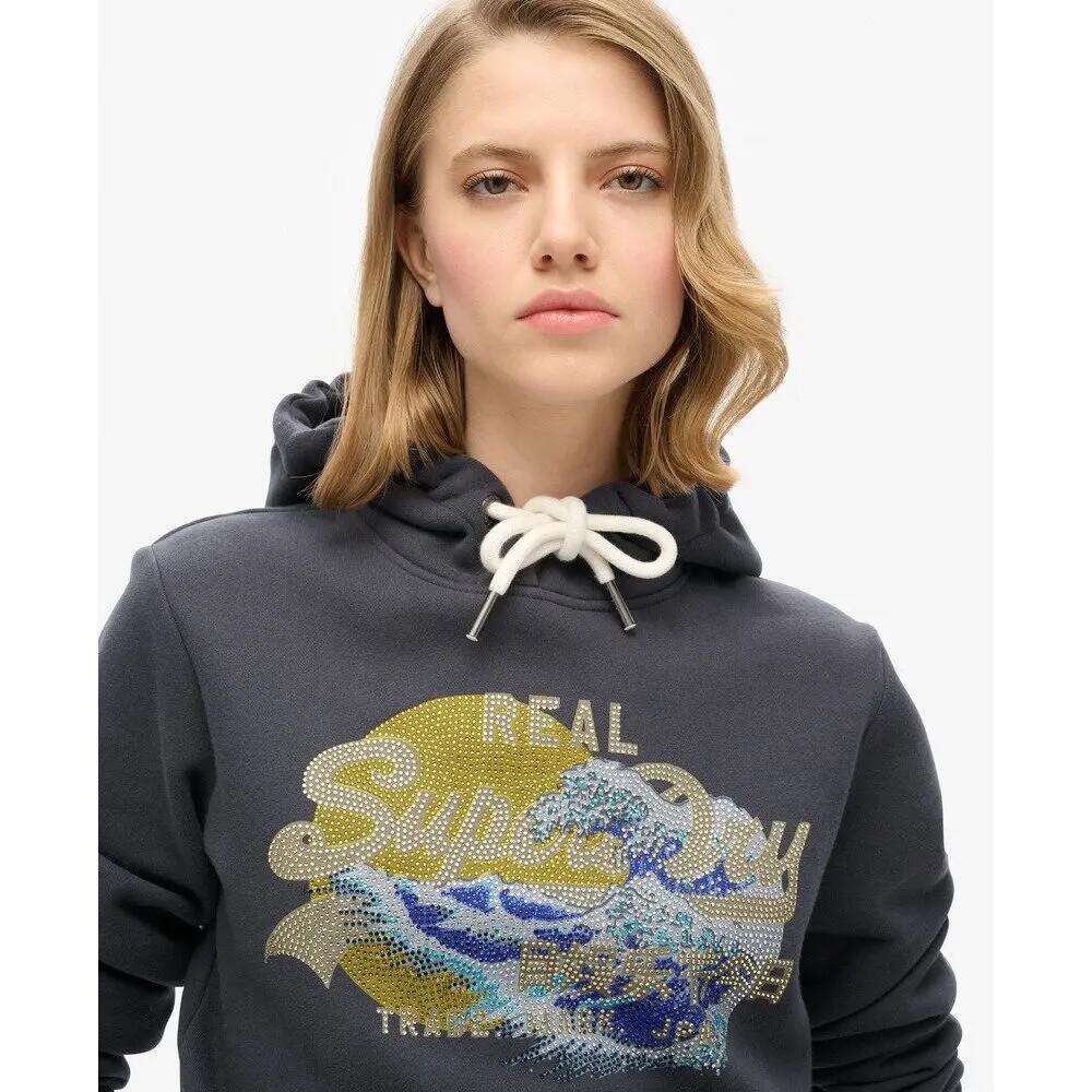 Hoodie Damen Superdry Vintage Logo Tokyo 5/6