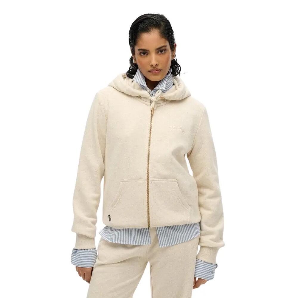 Sweatshirt à capuche zippé femme Superdry Logo Essential 2/5