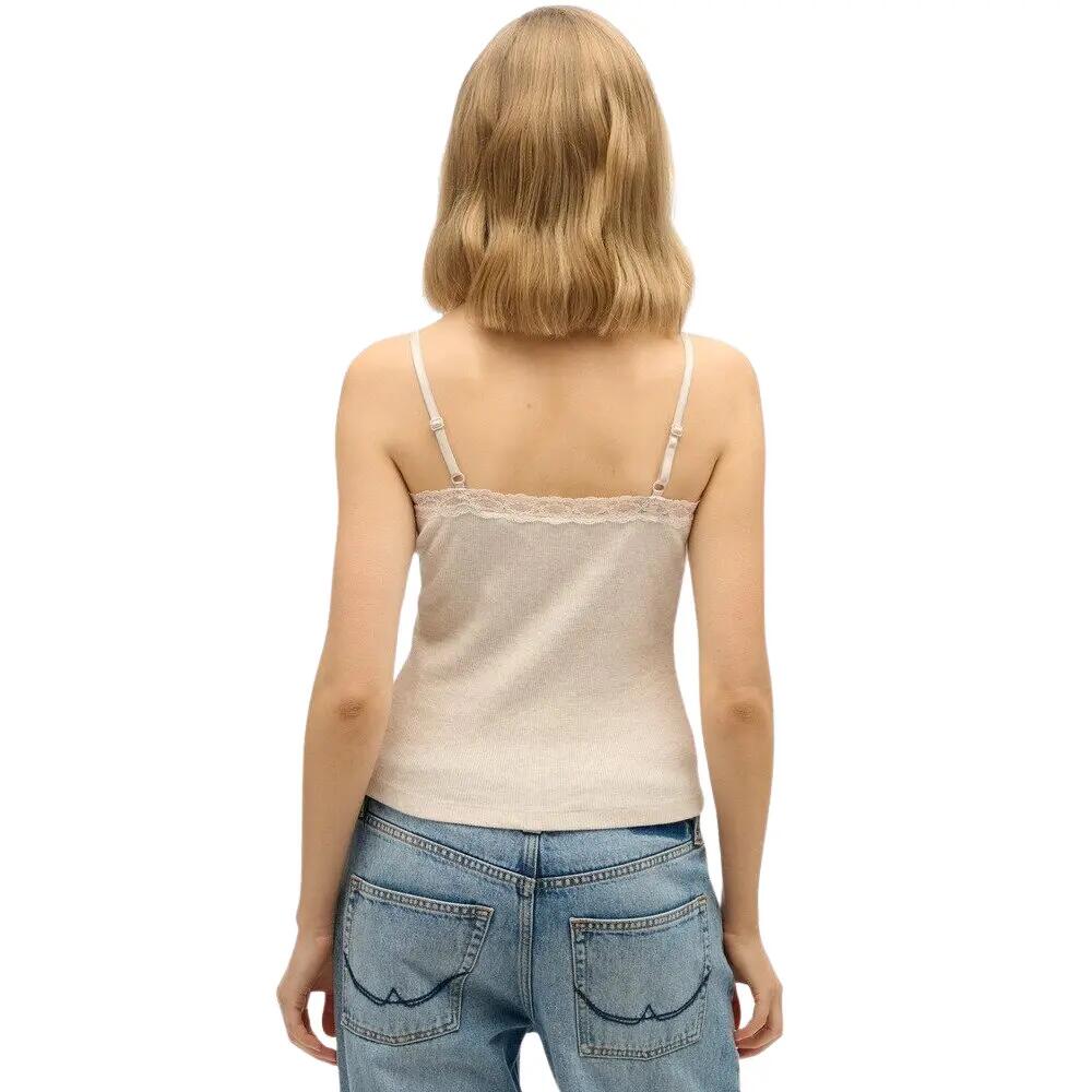 Camisola curta com rendinha mulher Superdry Essential 3/5