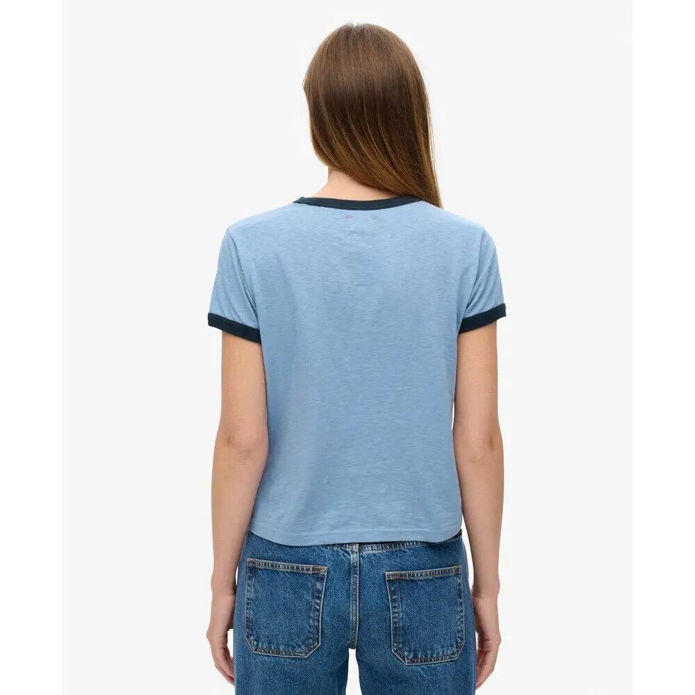 T-shirt ajusté femme Superdry Athletic Essentials Ringer 4/6