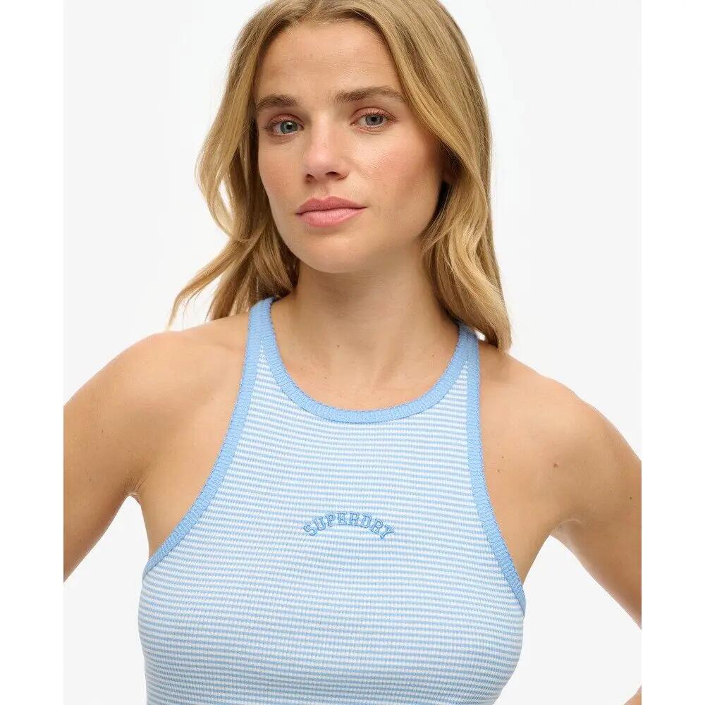 Débardeur rayé à dos nageur et logo femme Superdry Essential 5/6