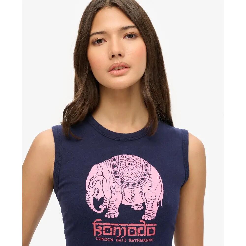 Tampo do tanque de emagrecimento feminino Superdry Komodo Hathi 5/6