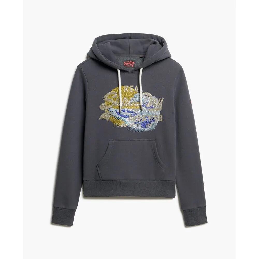 Women's hooded sweatshirt Superdry Vintage Logo Tokyo
