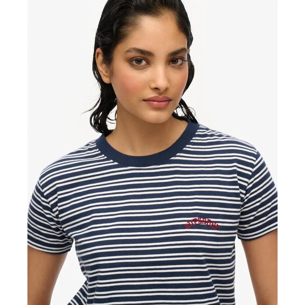 T-shirt ajusté à rayures femme Superdry Essential Logo 5/6