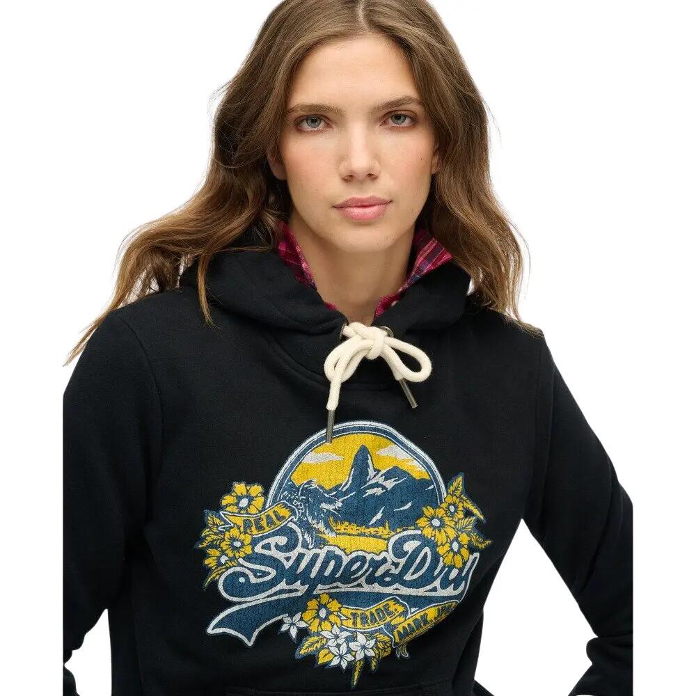 Sweat Marine Femme Superdry Floral W2012535A 4/4