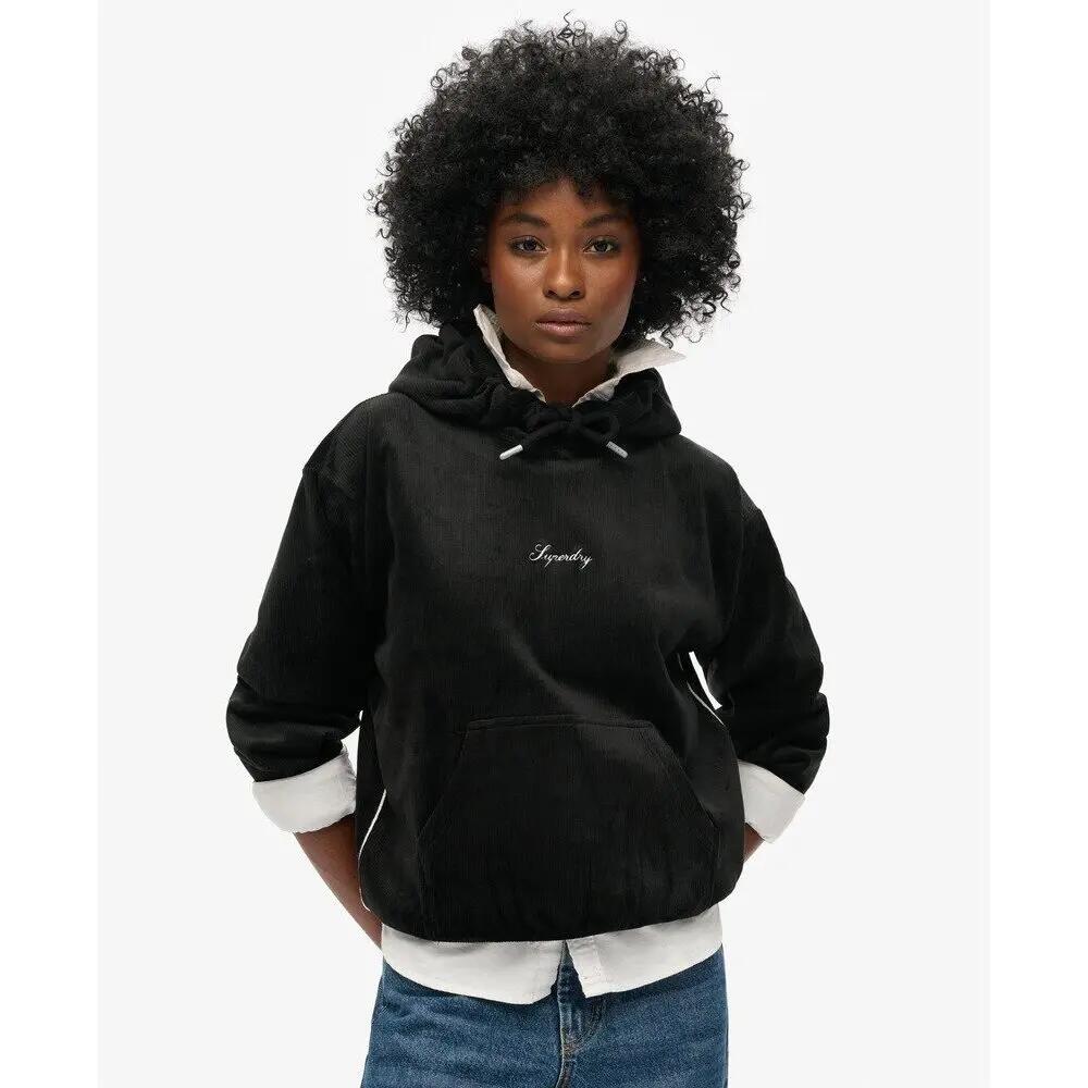 Sweatshirt à capuche ample en velours femme Superdry Country Club 2/6
