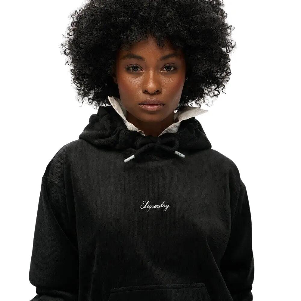 Sweatshirt à capuche ample en velours femme Superdry Country Club 5/6