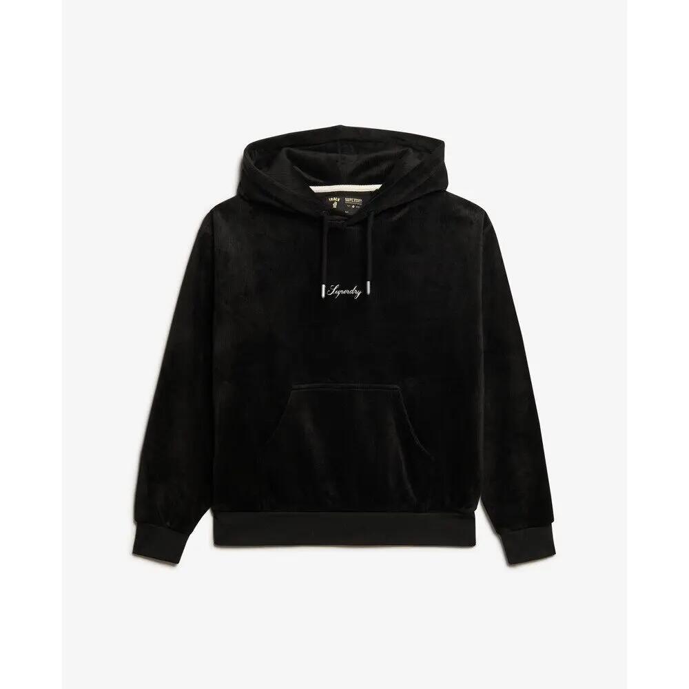 Sweatshirt à capuche ample en velours femme Superdry Country Club 1/6