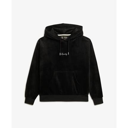 Sudadera con capucha amplia de terciopelo mujer Superdry Country Club
