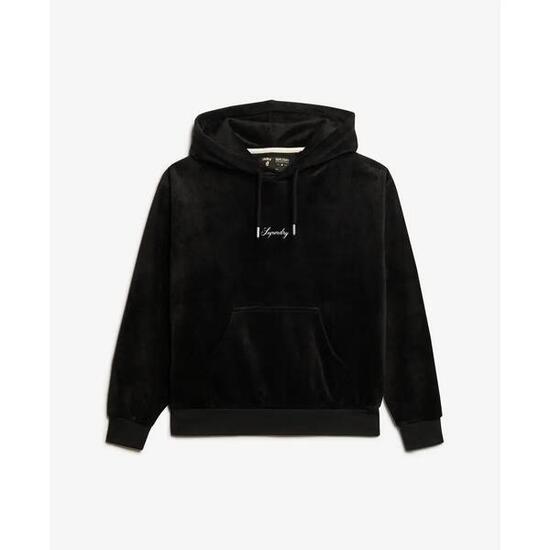 Sudadera con capucha amplia de terciopelo mujer Superdry Country Club