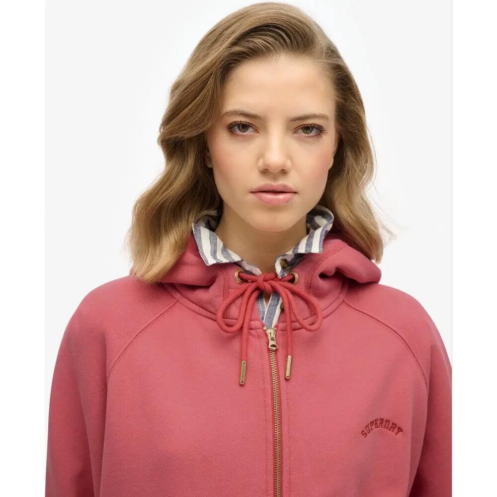 Sweatshirt à capuche zippé manches raglan femme Superdry Logo Essential 4/5