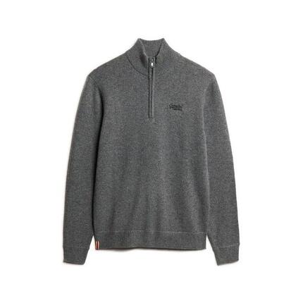 Pull col camionneur en maille Superdry Essential