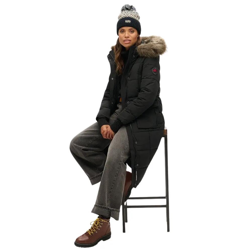 Gorro de malha com padrão feminino Superdry 3/4