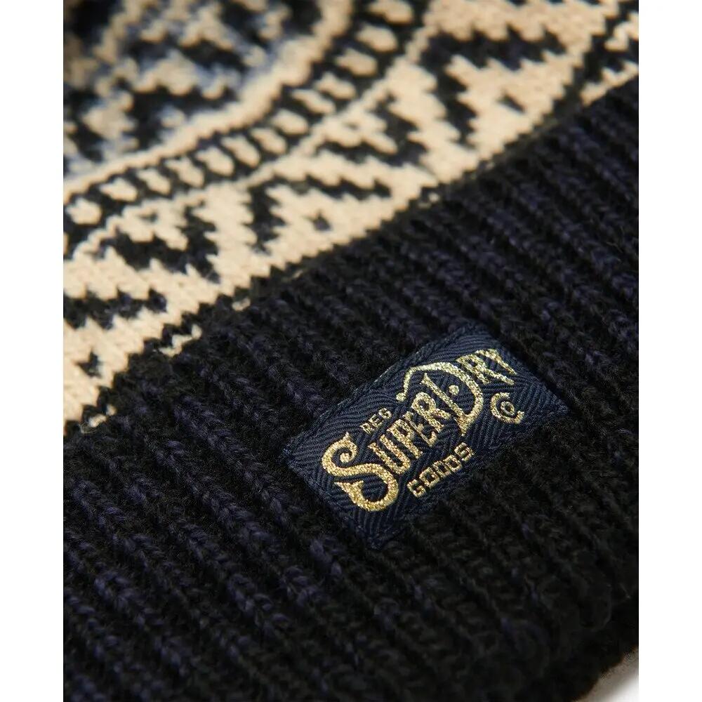Gorro de malha com padrão feminino Superdry 4/4