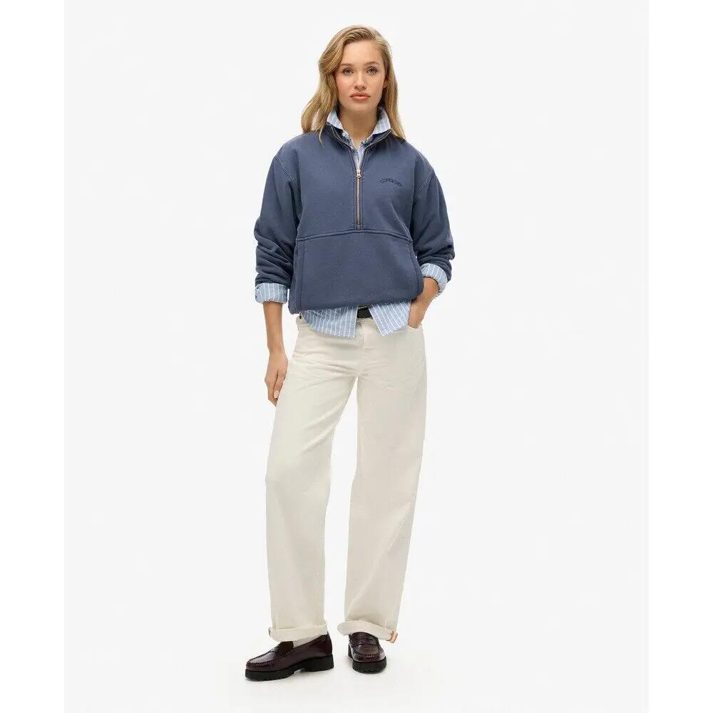 Sweatshirt oversize à col rond femme Superdry Athletic Essentials 2/4