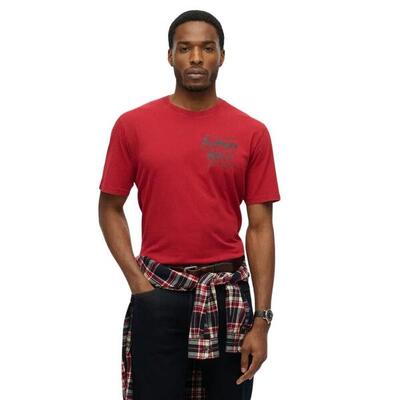 T-shirt met losjes patroon superdry b-movie