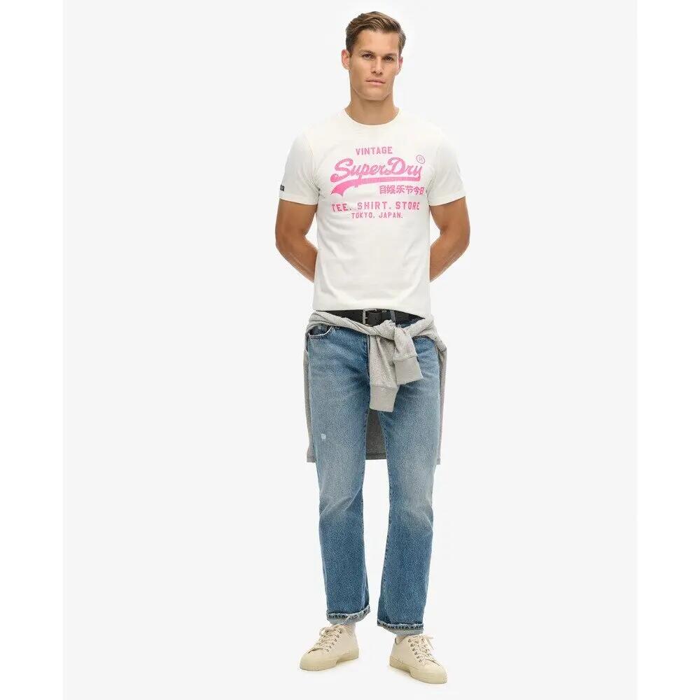 T-shirt met patroon Superdry Neon Vintage Logo 3/6