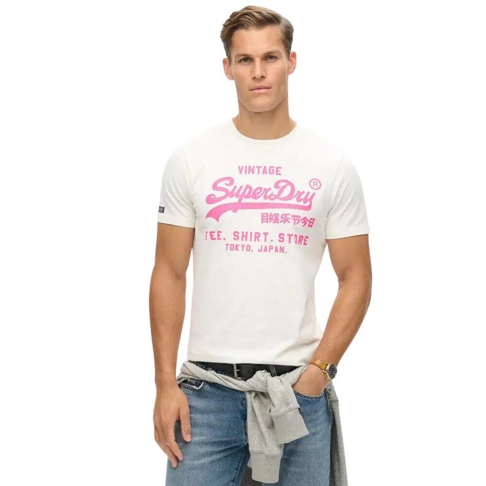 T-shirt met patroon Superdry Neon Vintage Logo 2/6
