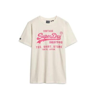 T-shirt met patroon superdry neon vintage logo
