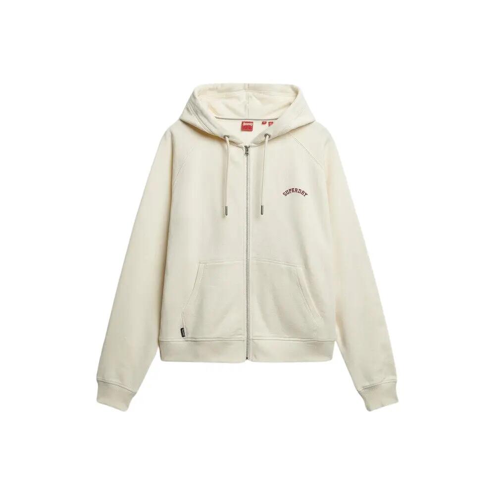 Women’s zip-up hoodie with raglan sleeves Superdry Logo Essential