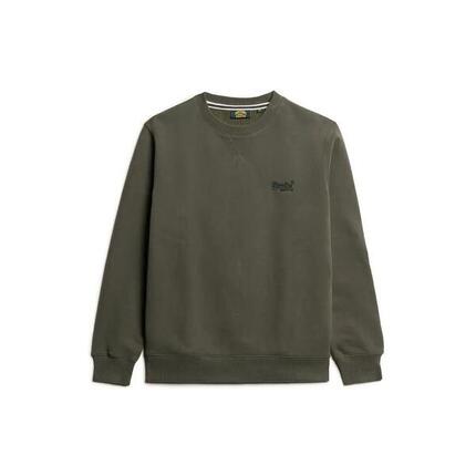 Superdry Essential Logo Crew Herren Sweatshirt Khaki