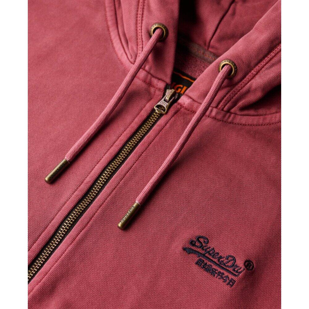 Geweven hoodie met rits en logo Superdry Essential 6/6