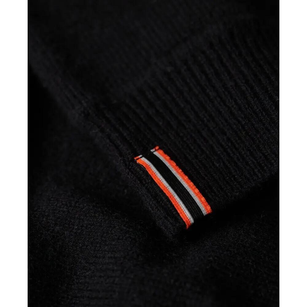 Pull Noir Homme Superdry Essential Slim Fit Crew Jumper 7/7