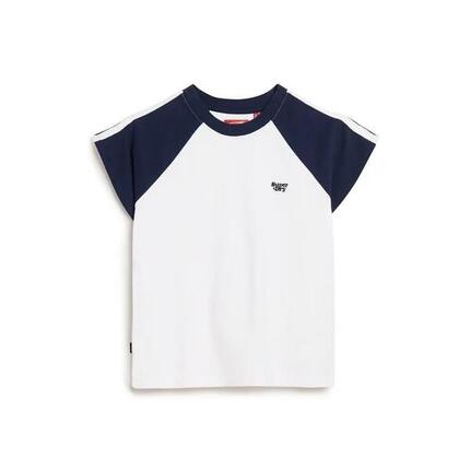 Retro logo t-shirt voor dames Superdry Essential