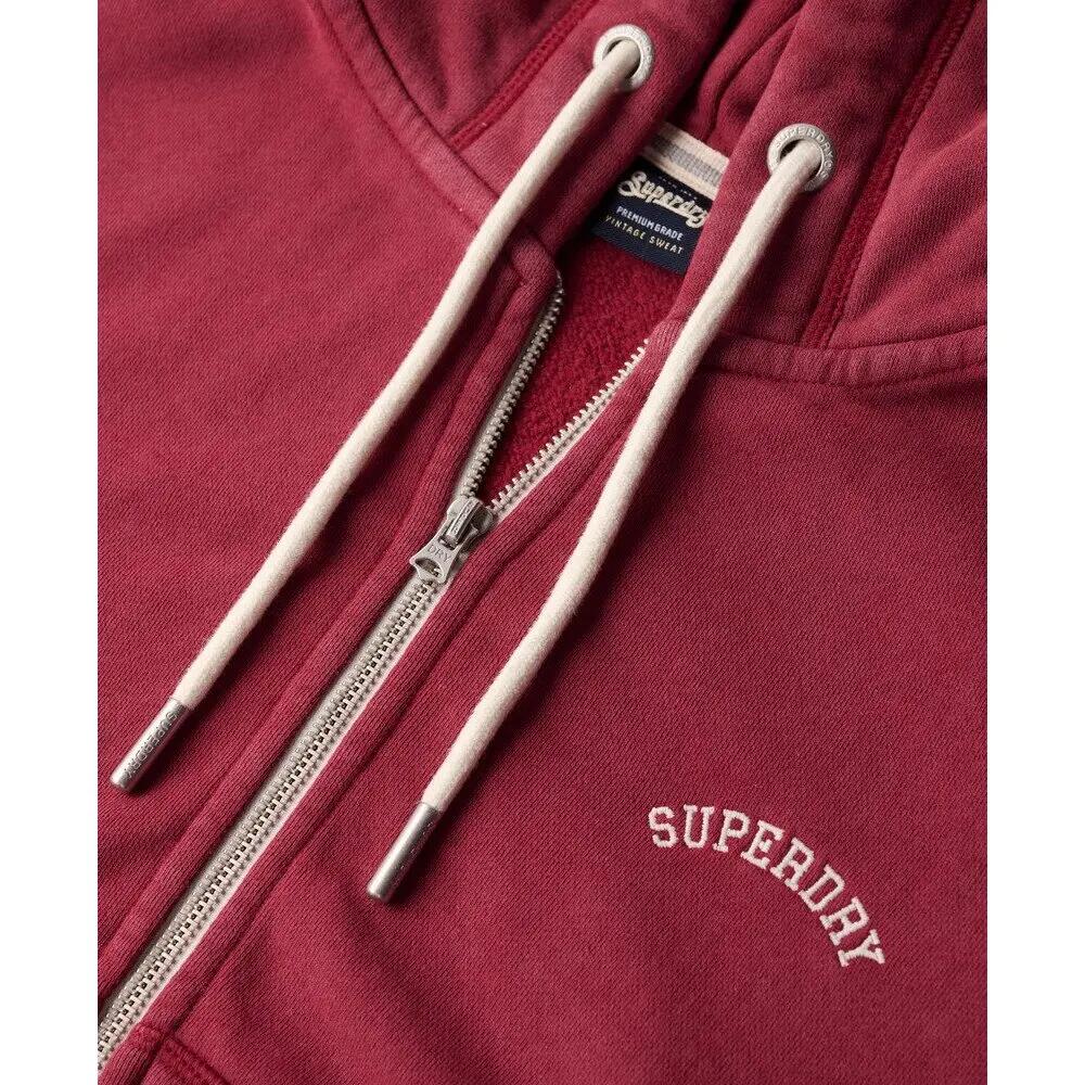 Sweatshirt à capuche court zippé à logo femme Superdry Essential 6/6