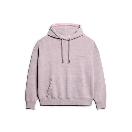 Überfärbter Kapuzenpullover für Damen Superdry Logo Essential