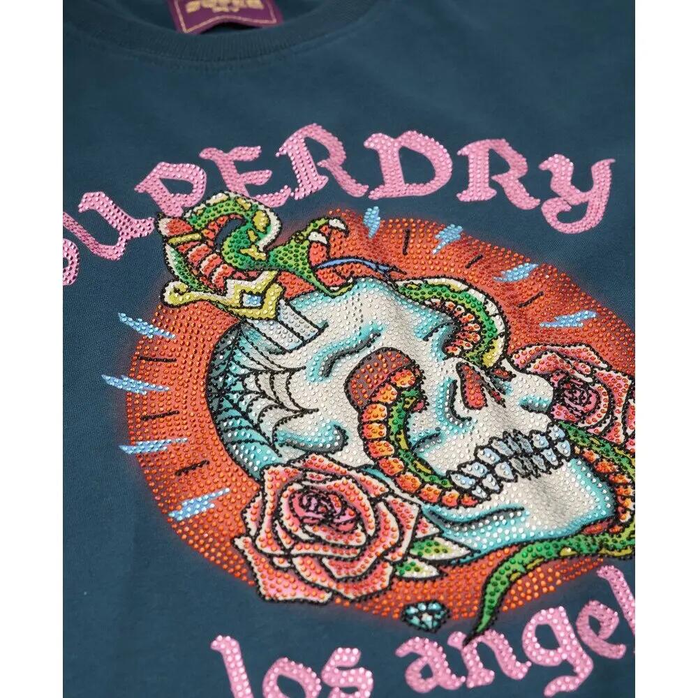T-shirt ajusté à strass effet tatouage femme Superdry 6/6