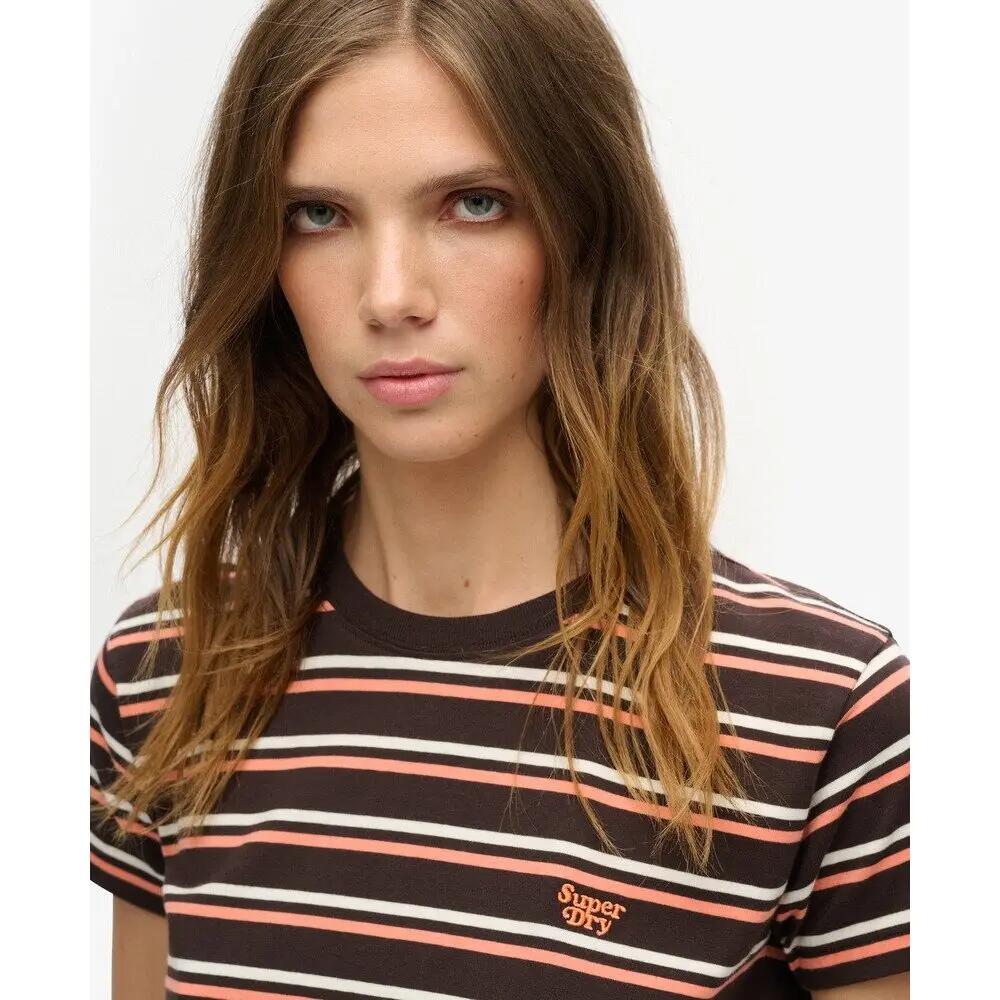 T-shirt ajusté à rayures femme Superdry Essential Logo 5/6