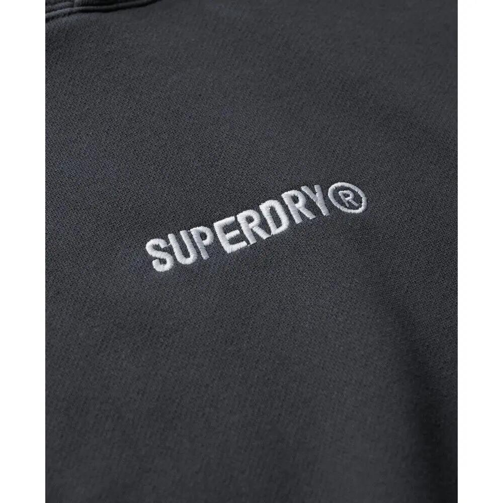 Felpa con cappuccio ampia con motivo e micro logo Superdry 6/6
