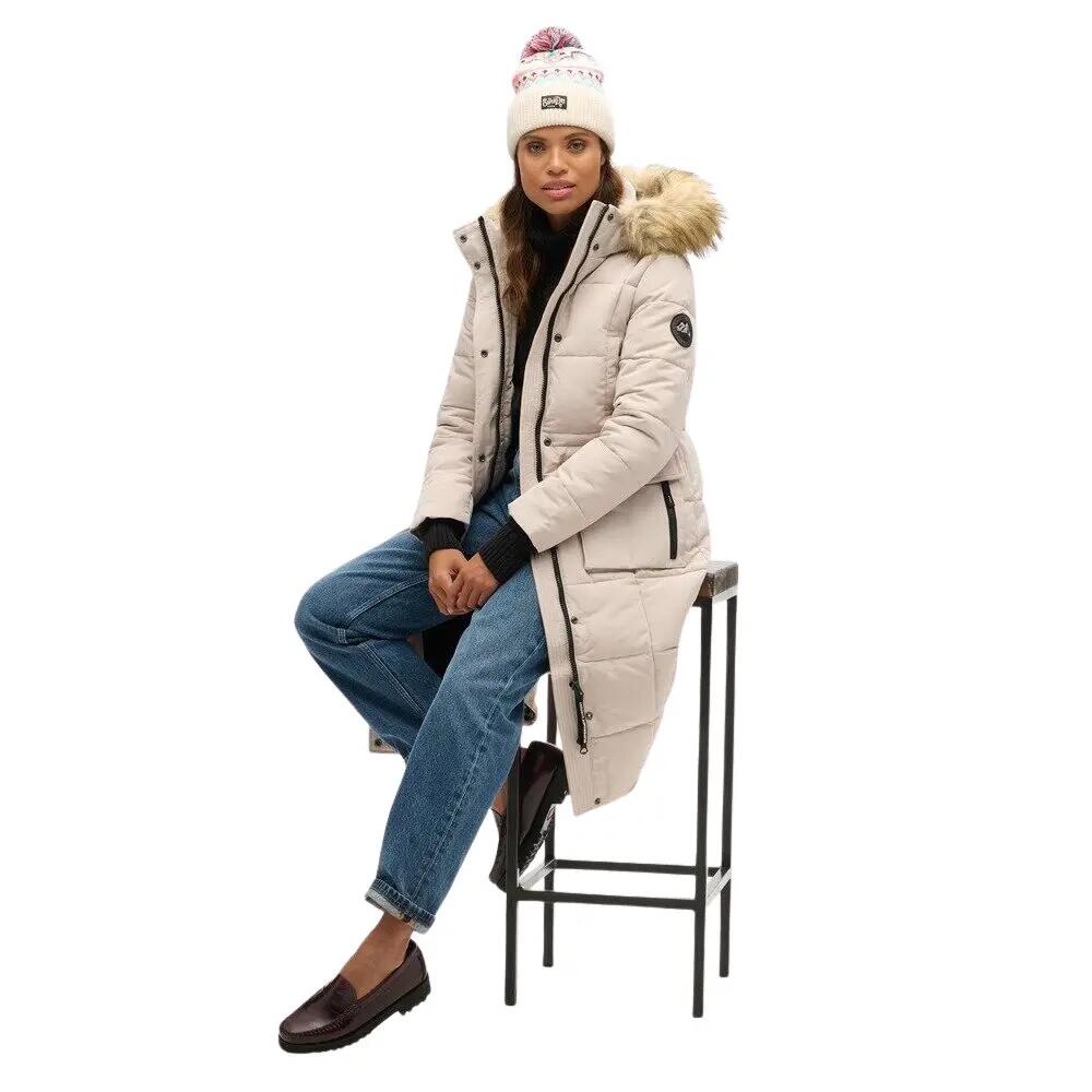 Gorro de malla con patrón para mujer Superdry 3/4