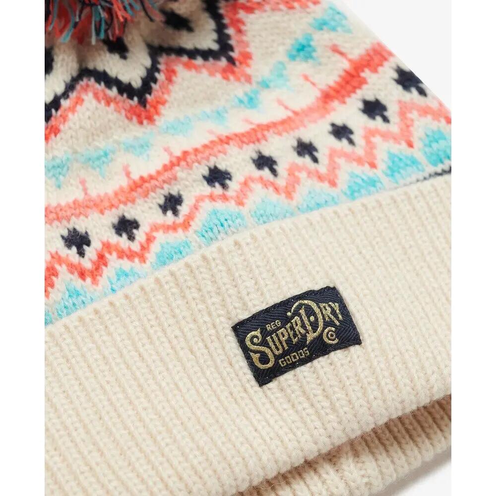 Gorro de malla con patrón para mujer Superdry 4/4
