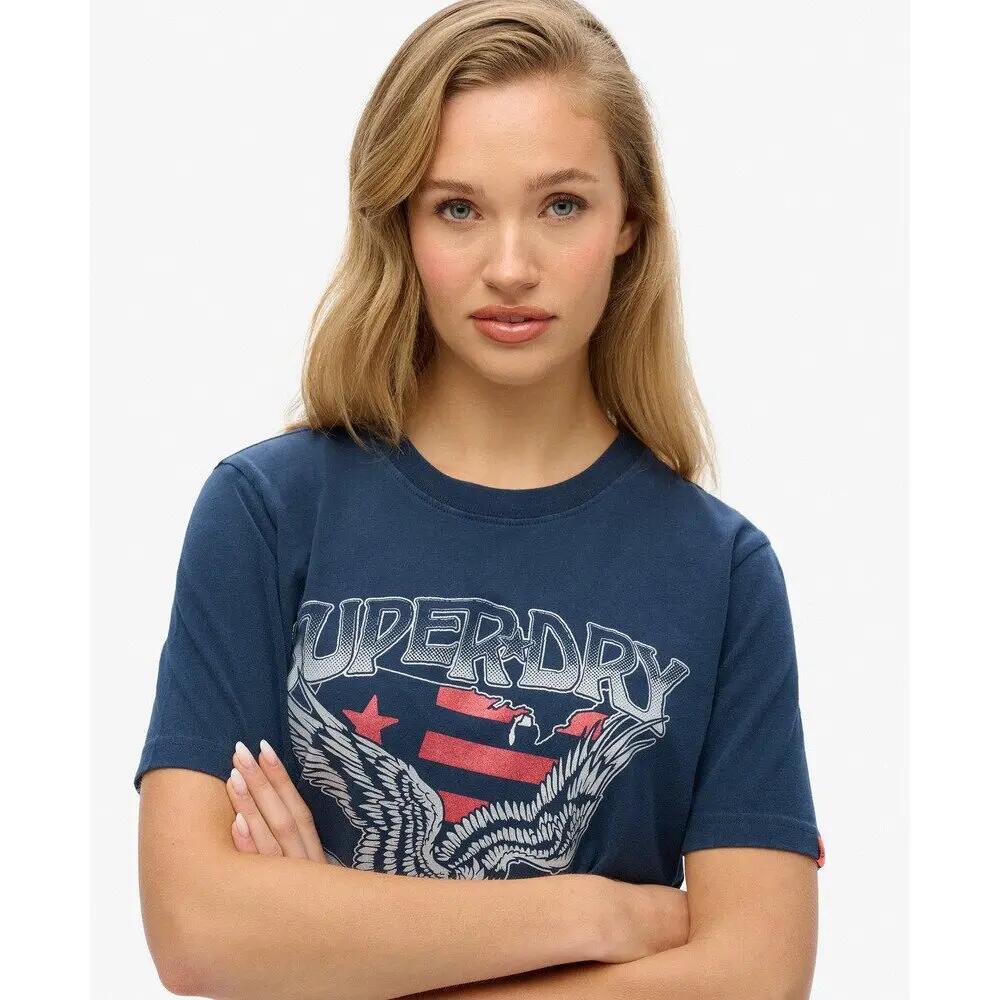 T-shirt décontracté fantaisie femme Superdry Varsity 4/4