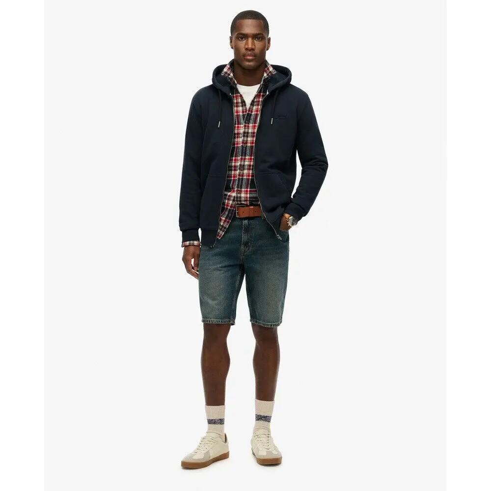 Bluza z kapturem i zamkiem błyskawicznym Superdry Essential Logo 3/5