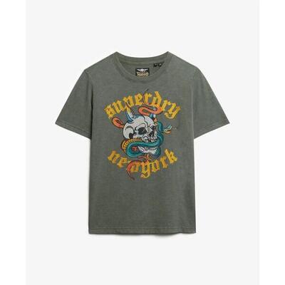 Casual t-shirt voor dames superdry neo trad tattoo