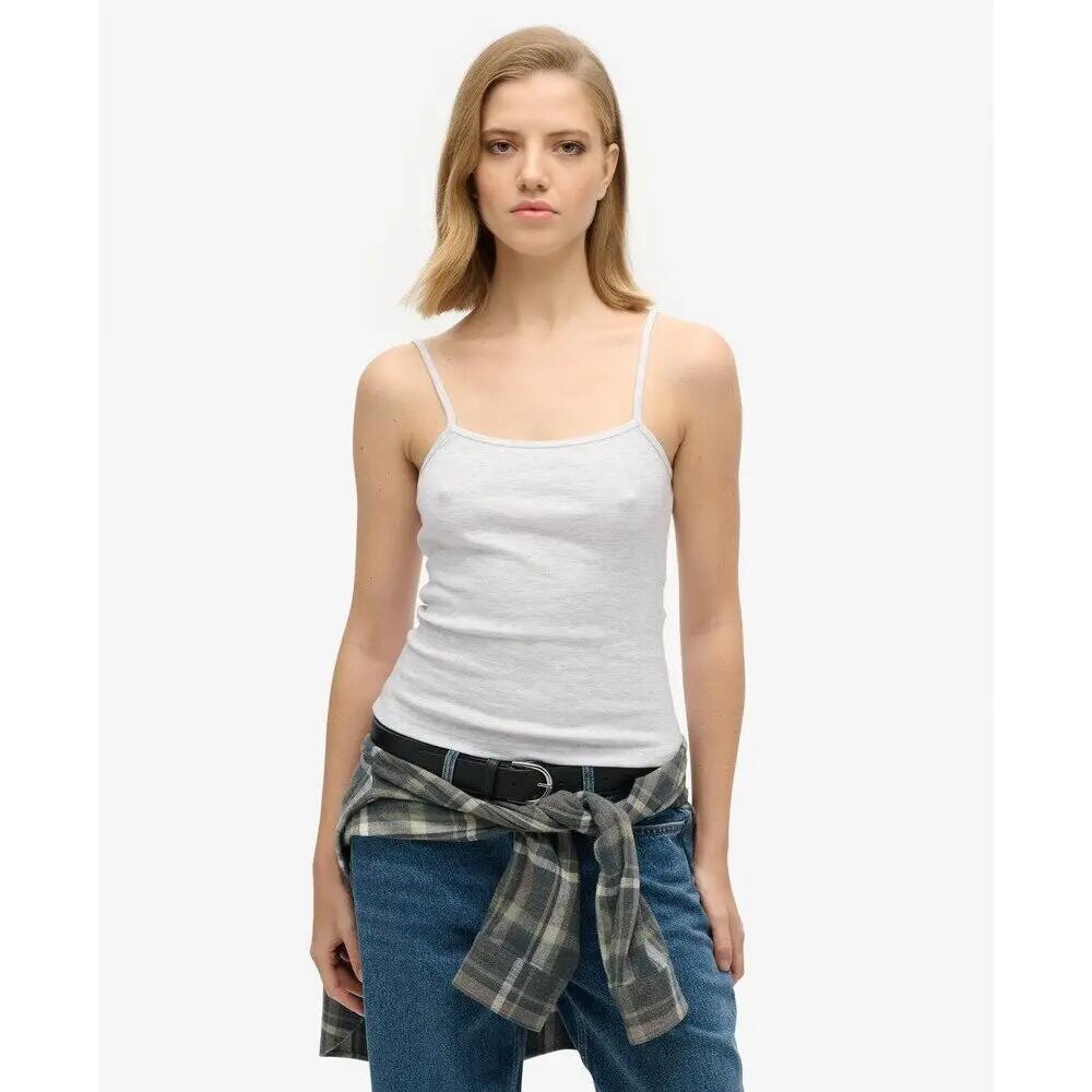 Fijn geribbeld tanktop voor dames Superdry 2/4