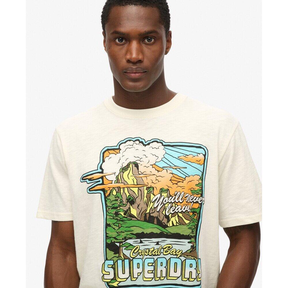 Großes T-Shirt mit Neonmuster Superdry Travel 5/7