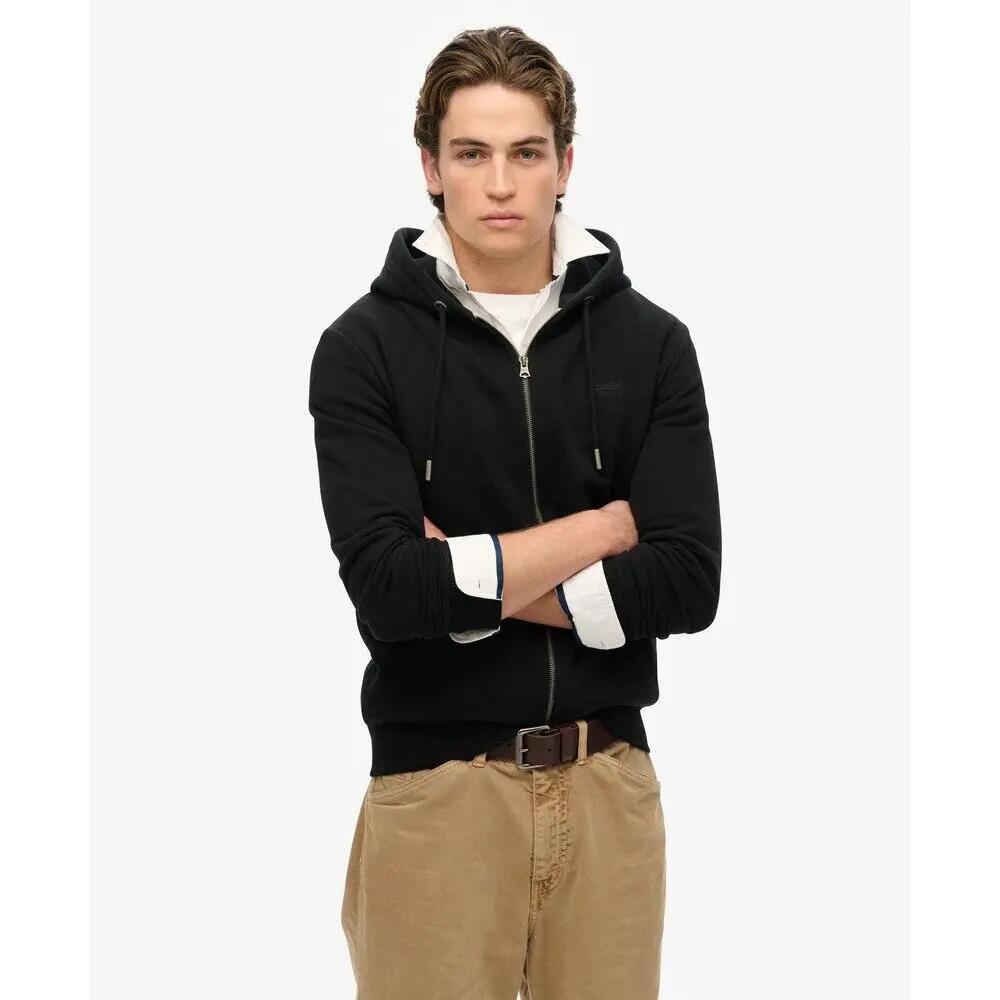 Bluza z kapturem i zamkiem błyskawicznym Superdry Logo Essential 2/5