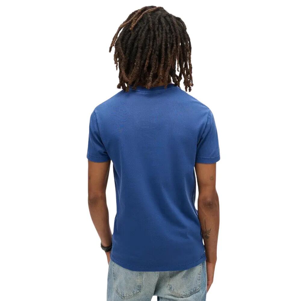 T-Shirt Bleu Homme Superdry Essential 4/6
