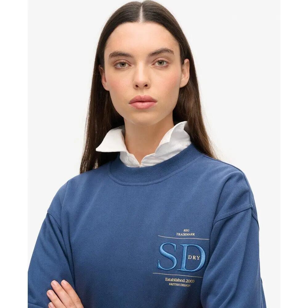 Sweatshirt, weit geschnitten, Damen Superdry Luxe 5/6