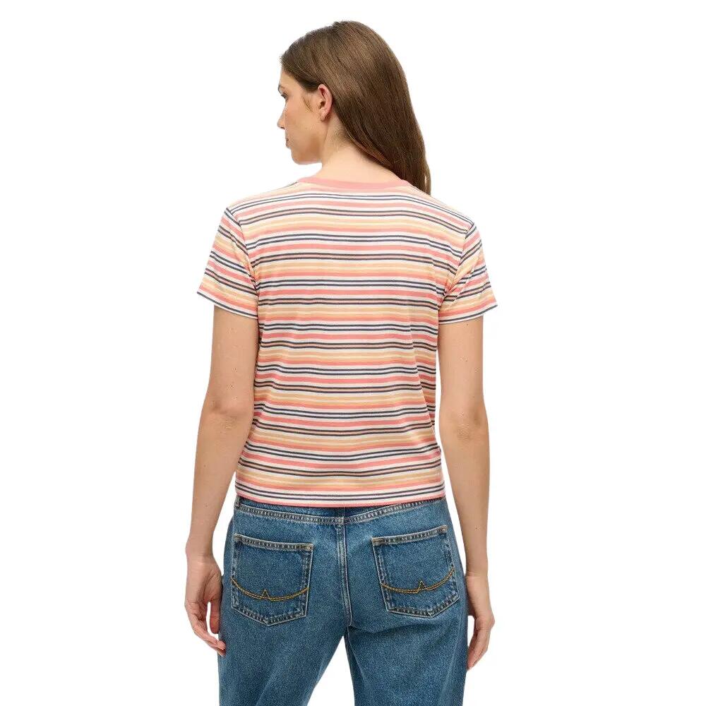 T-shirt ajusté à rayures femme Superdry Essential Logo 4/6