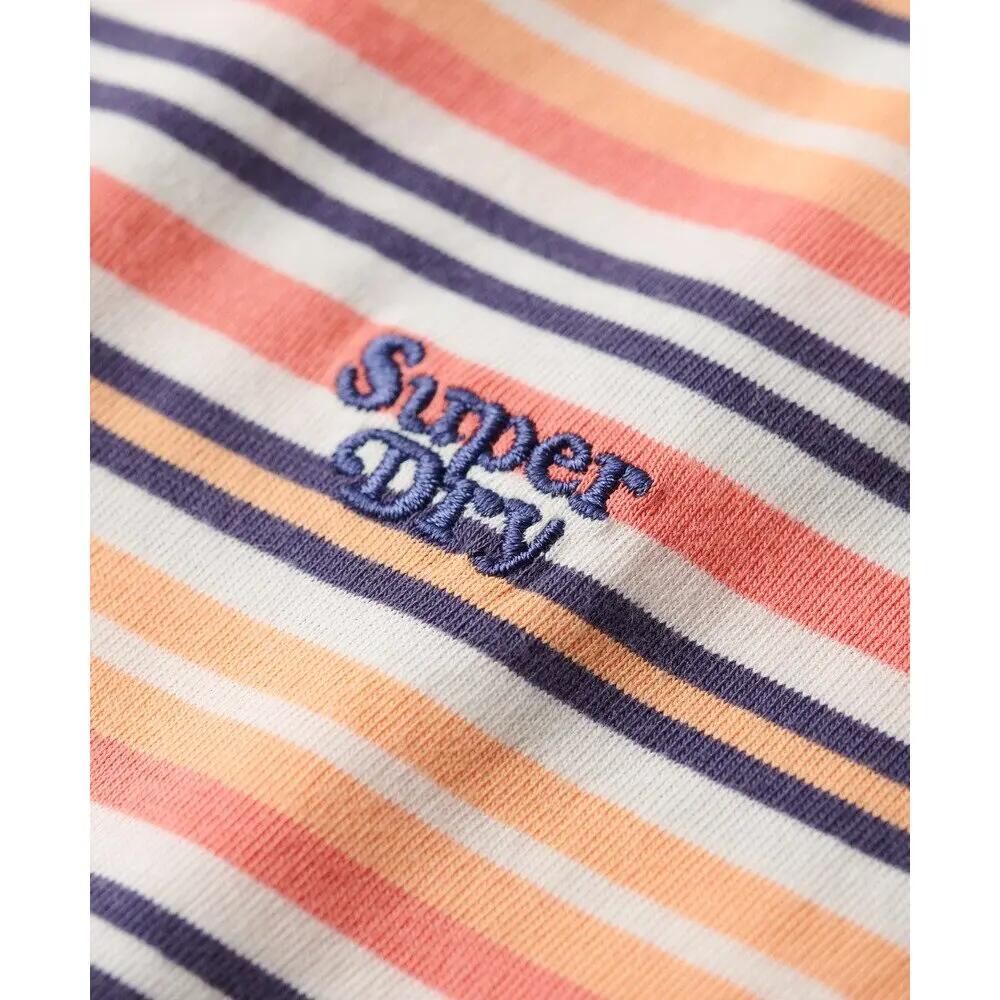 T-shirt ajusté à rayures femme Superdry Essential Logo 6/6
