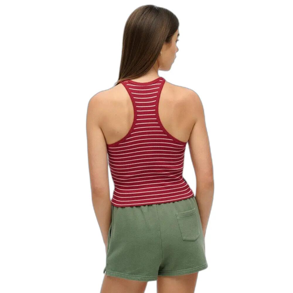 Débardeur rayé à dos nageur et logo femme Superdry Essential 3/5