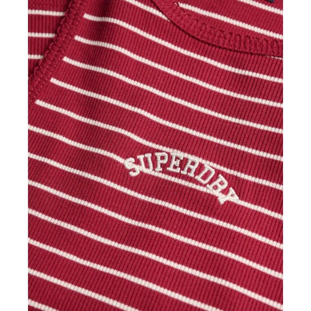 Débardeur rayé à dos nageur et logo femme Superdry Essential 5/5