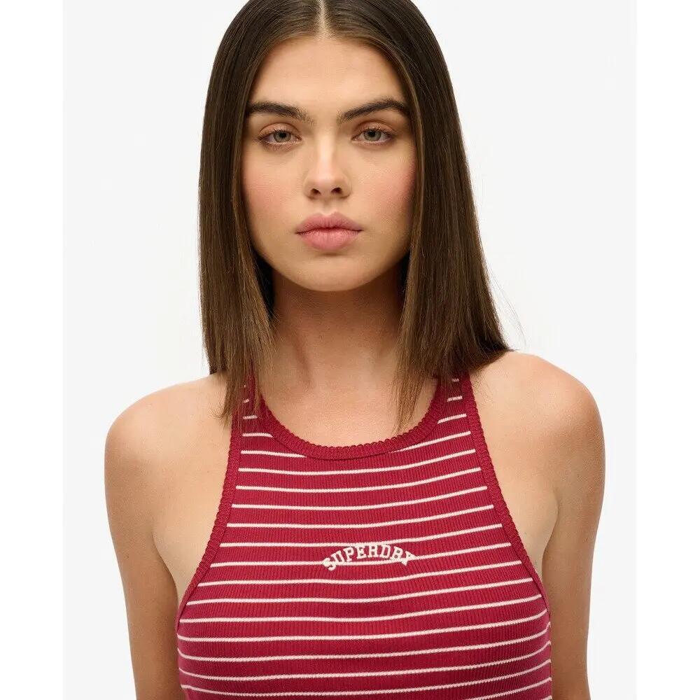 Débardeur rayé à dos nageur et logo femme Superdry Essential 4/5