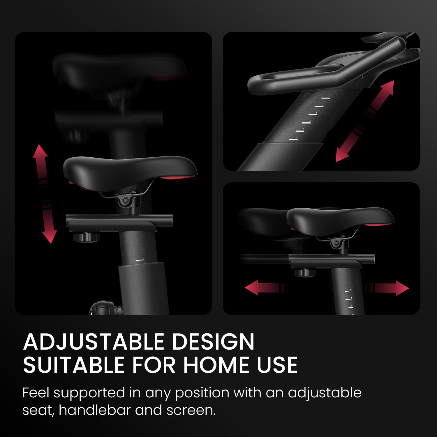 Vélo d’appartement intelligent YESOUL S3 – Noir 7/7