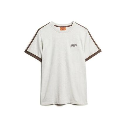 Retro gestreept T-shirt met logo Superdry Essential